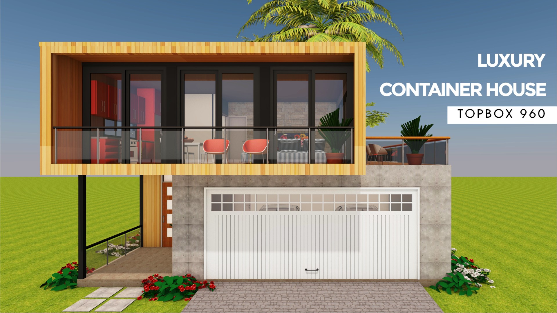 Luxury Shipping Container House Design with 3000+ Square Feet Floor Plans | TOPBOX 960