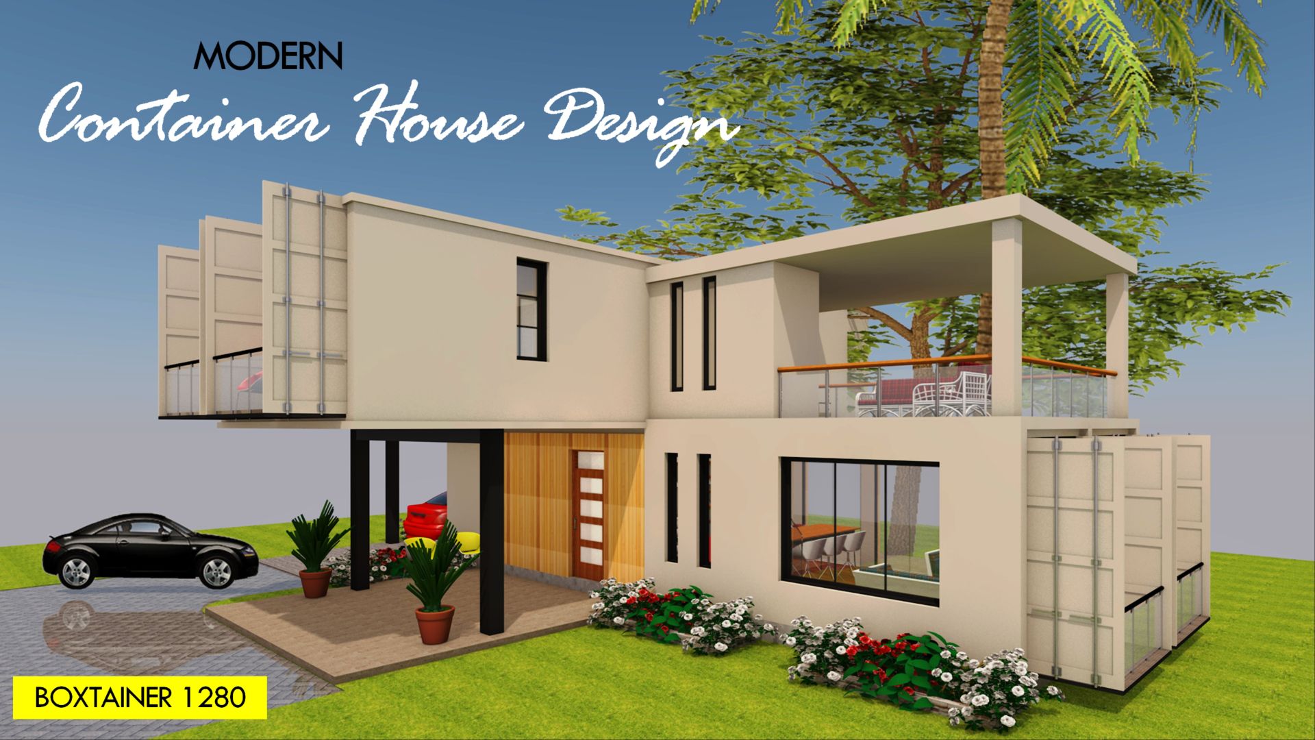 Modern Container House Design +Floor Plan- BOXTAINER 1280X